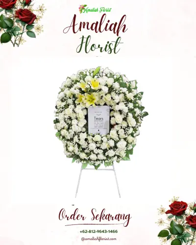 Krans Bunga Duka Cita di Sri Jaya