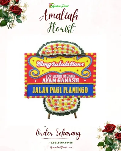 Bunga Papan Congratulation di Sri Jaya